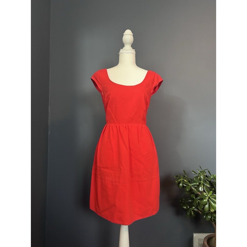 American Eagle Womens Size 2 Red Sleeveless Pockets Short Dress Date Summer